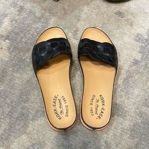 Kork-Ease Dolphin Slides Black 7